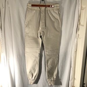 White Mens Joggers NWT